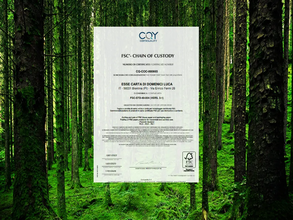 FSC certificate